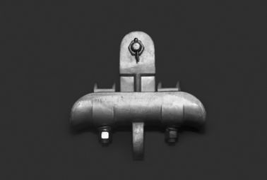 Hardware bianco d'argento della sospensione del cavo, collari del cavo di alluminio su misura progettati